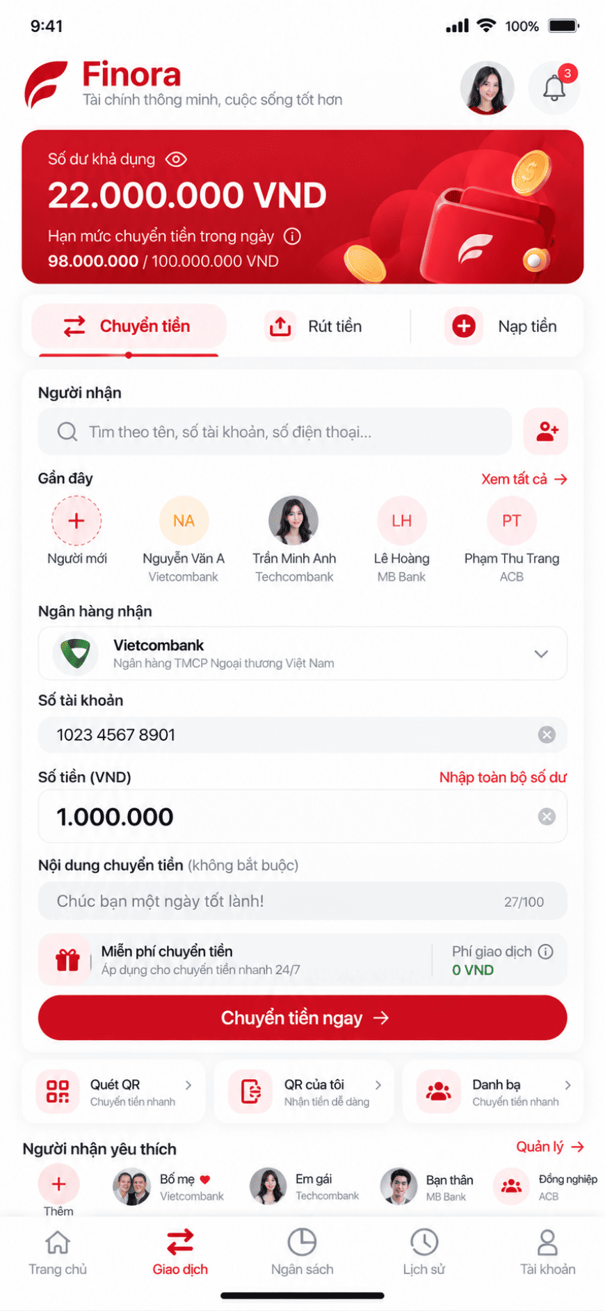 App tài chính